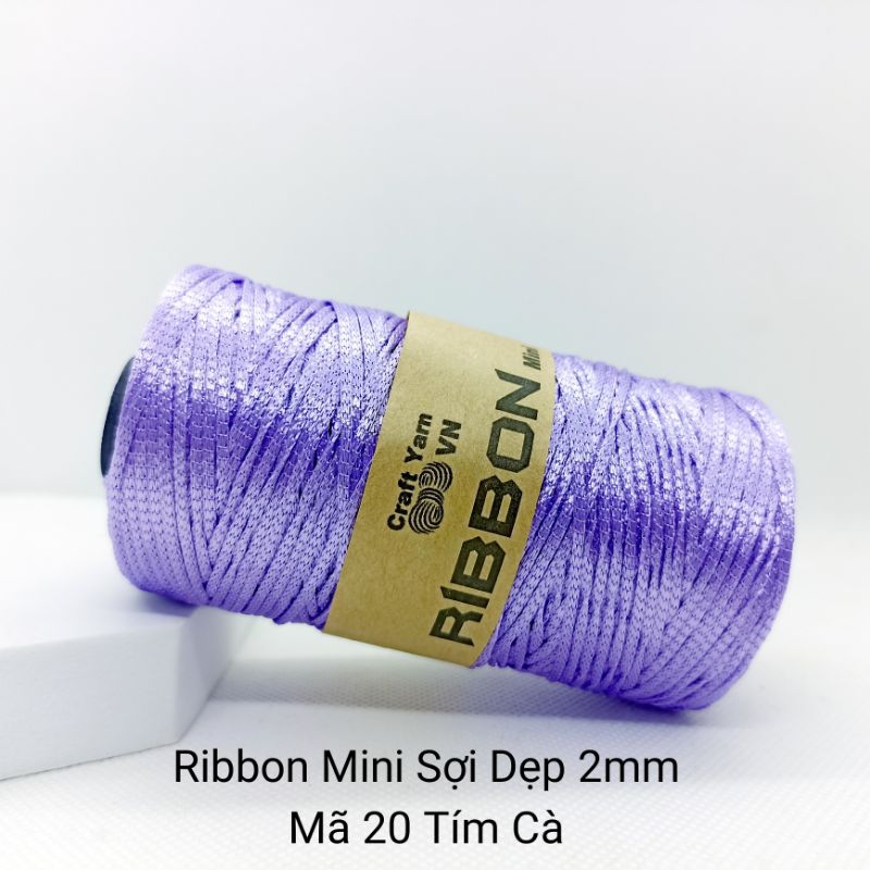 Sợi Ribbon mini 2mm Craft Yarn | Tada Craft