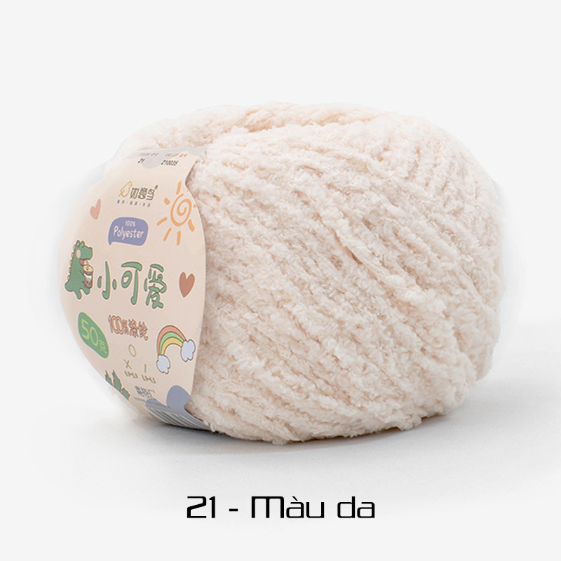 Len bông xù Xiaoke 50g | Tada Craft