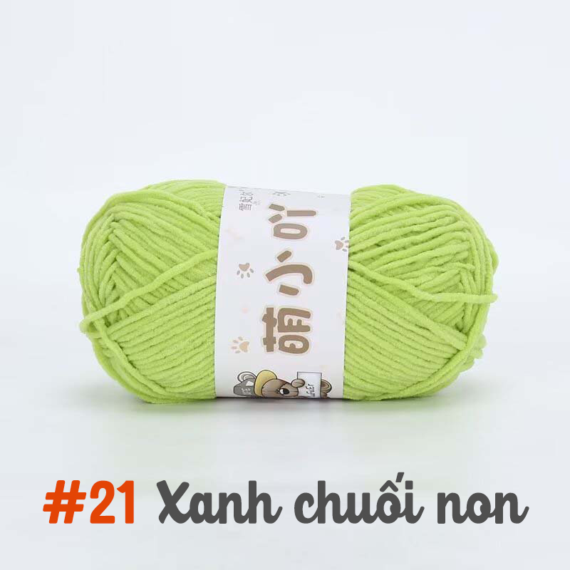 Len nhung gấu MengMengYa 50g | Tada Craft
