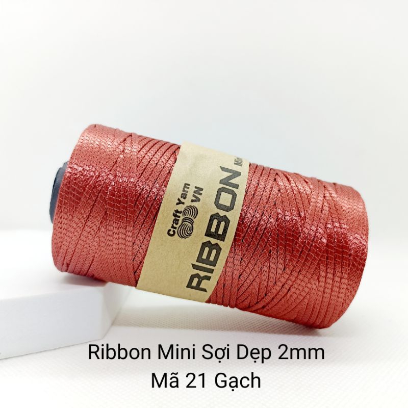 Sợi Ribbon mini 2mm Craft Yarn | Tada Craft