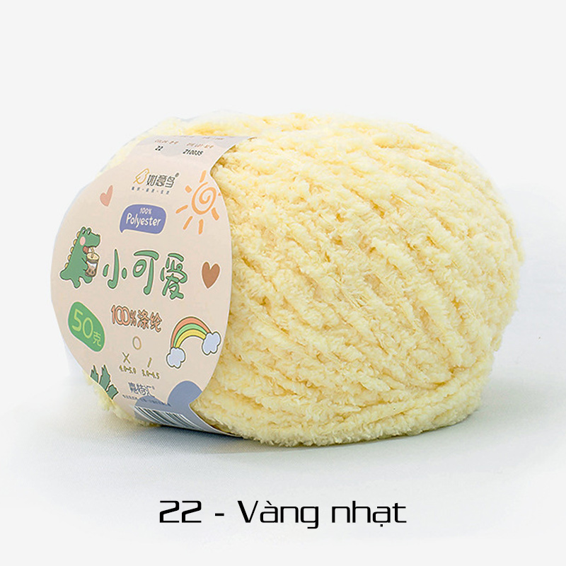 Len bông xù Xiaoke 50g | Tada Craft
