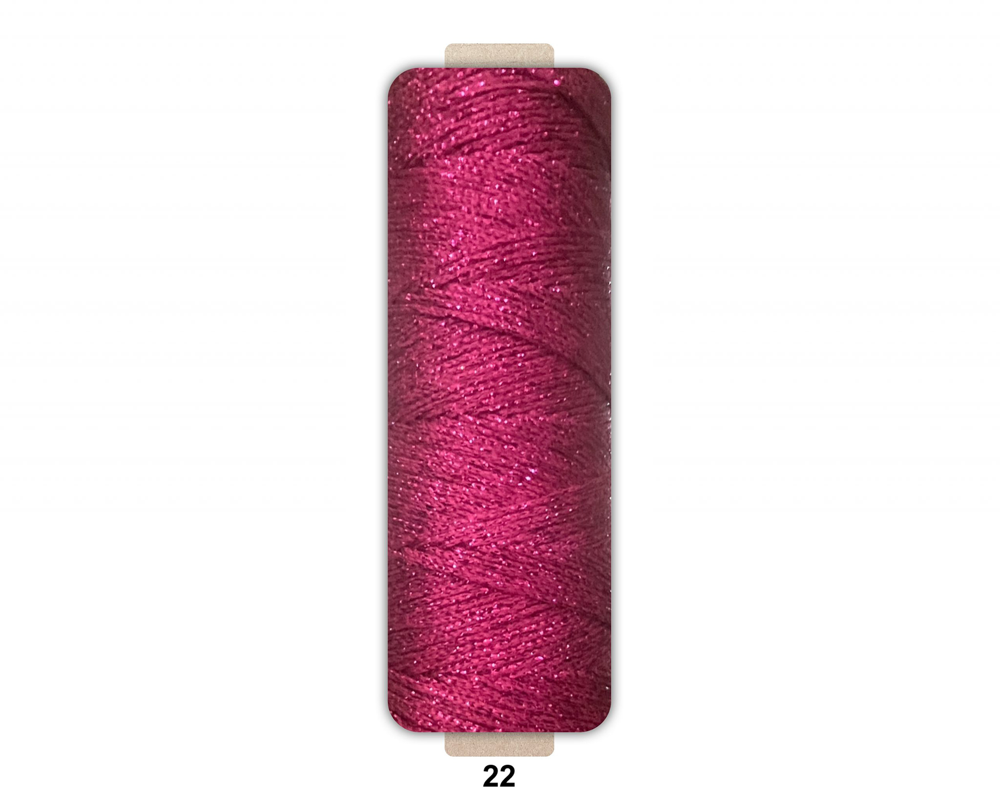 Sợi dệt ống kim tuyến tròn 2mm 125g | Tada Craft