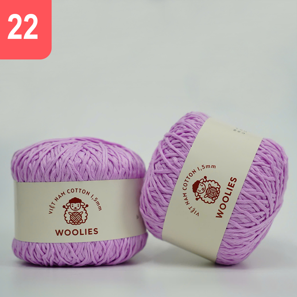 Sợi CTVN Woolies 1.5mm | Tada Craft