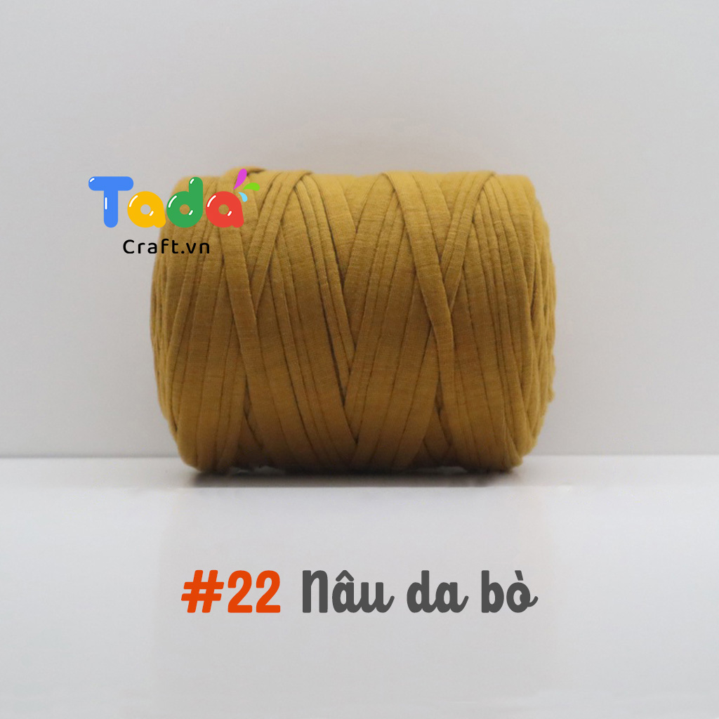 Sợi vải T Shirt Yarn (Vải Polyester) cuộn 250g | Tada Craft
