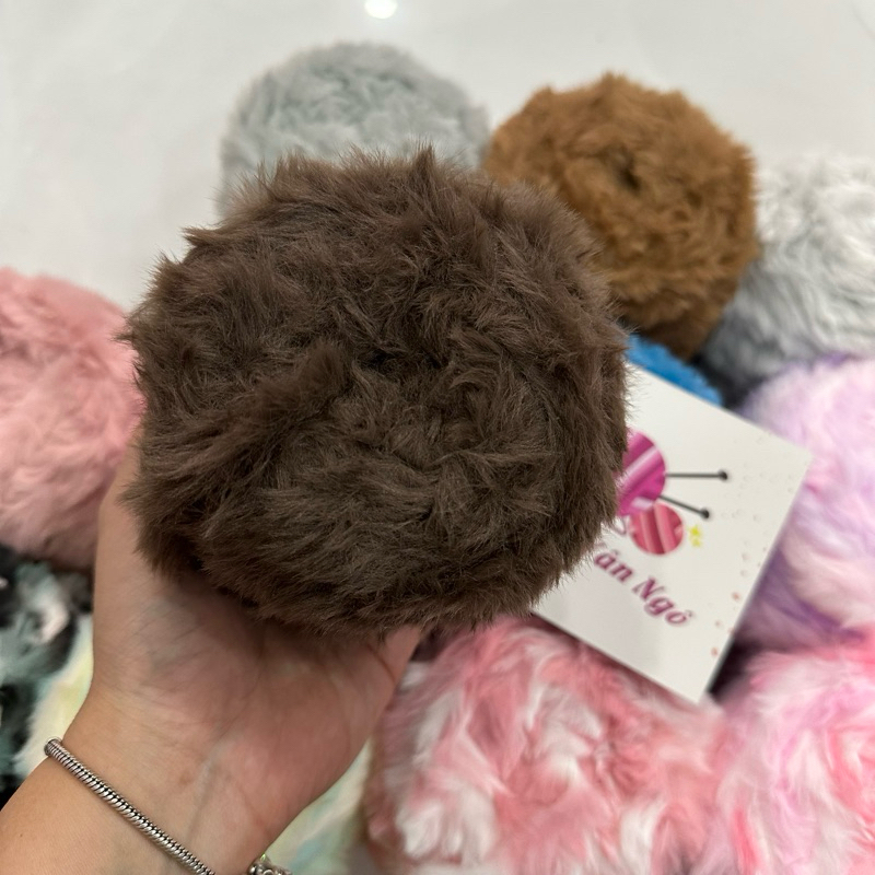 Len lông thỏ loang 100g | Tada Craft