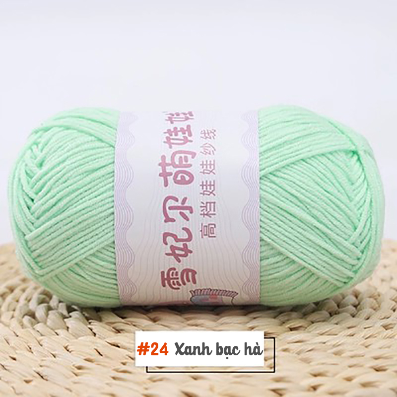 Len Baby Yarn 40g cỡ sợi 1.5mm | Tada Craft