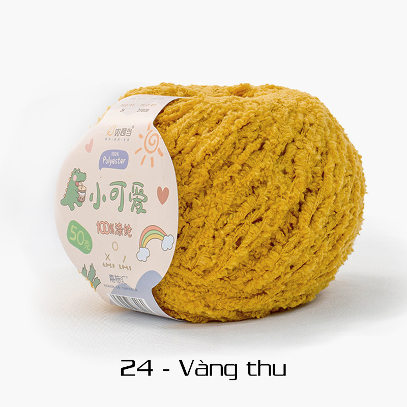 Len bông xù Xiaoke 50g | Tada Craft