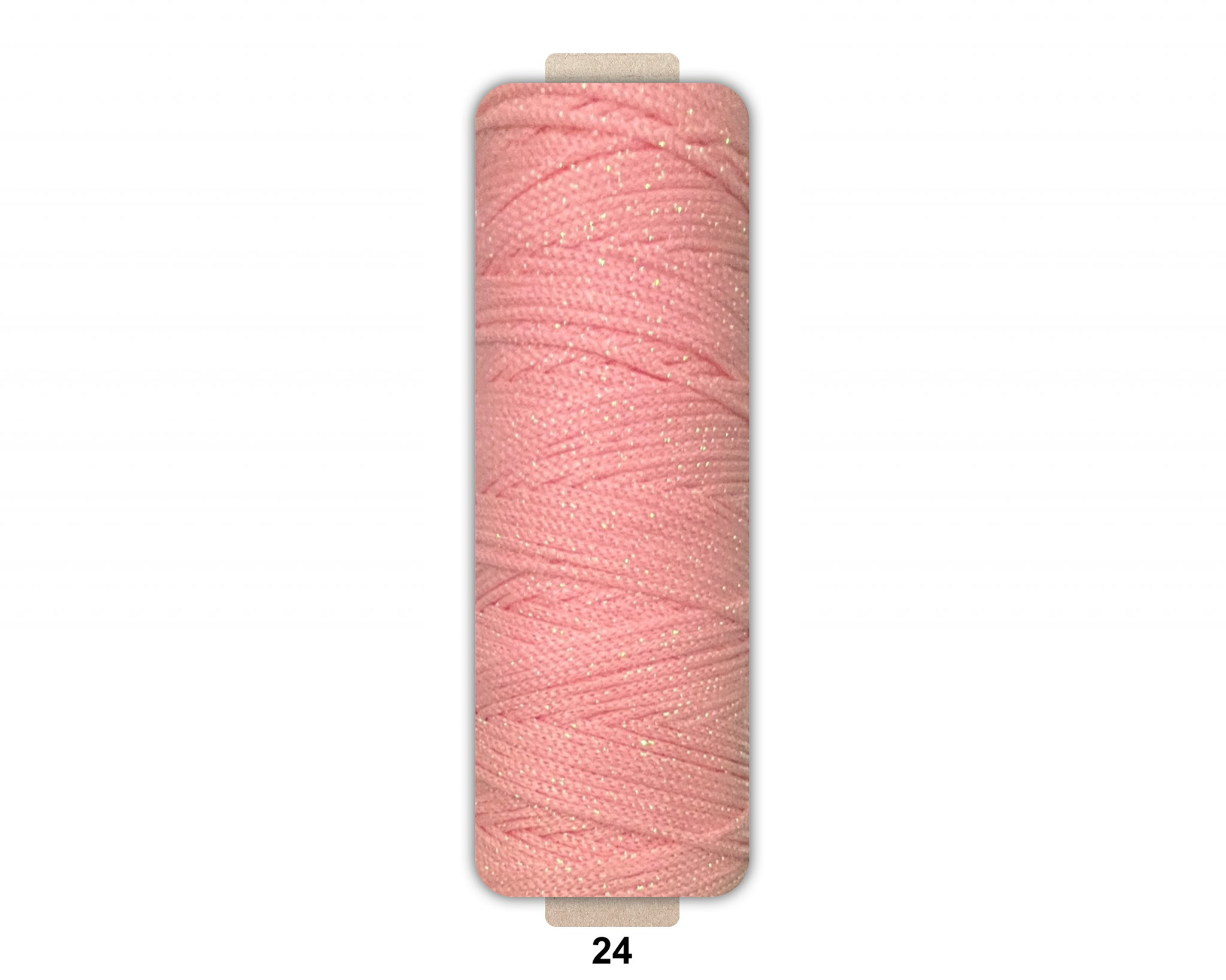 Sợi dệt ống kim tuyến tròn 2mm 125g | Tada Craft