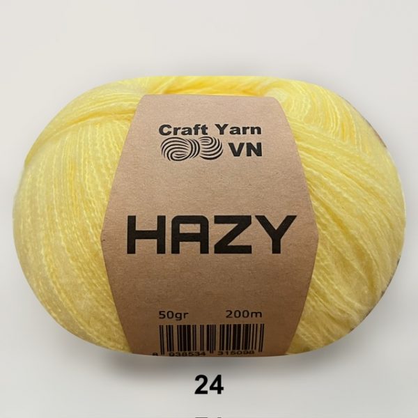 Len Hazy trơn 50g Craft Yarn | Tada Craft