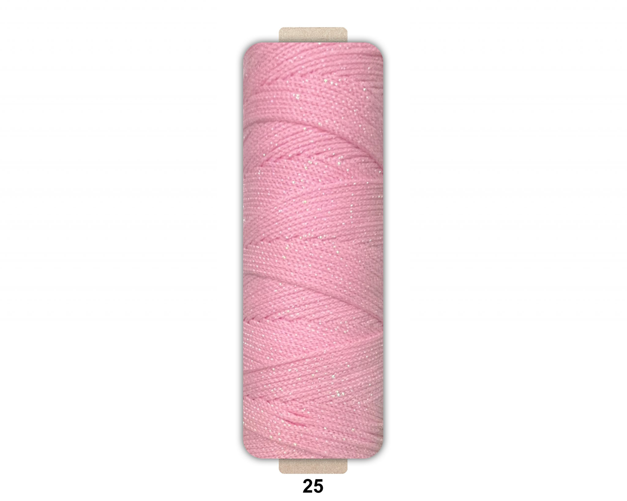 Sợi dệt ống kim tuyến tròn 2mm 125g | Tada Craft