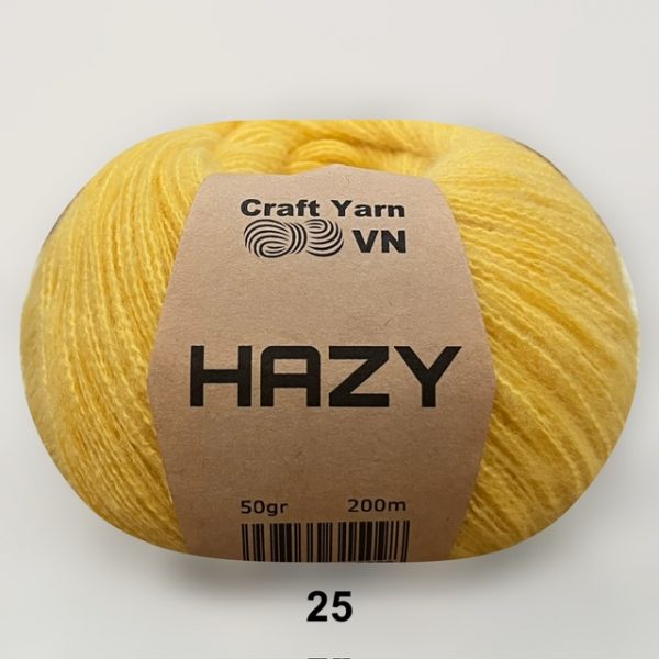 Len Hazy trơn 50g Craft Yarn | Tada Craft