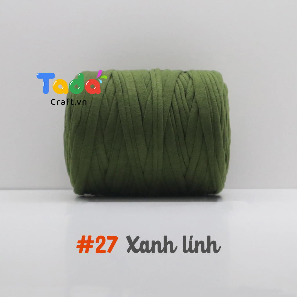 Sợi vải T Shirt Yarn (Vải Polyester) cuộn 250g | Tada Craft