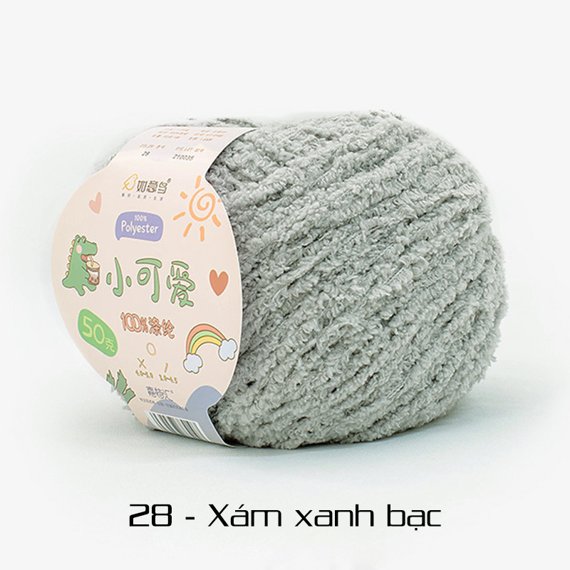 Len bông xù Xiaoke 50g | Tada Craft