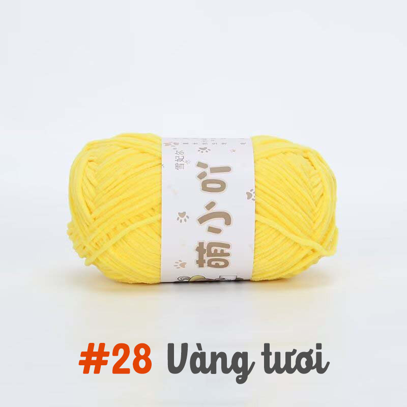 Len nhung gấu MengMengYa 50g | Tada Craft