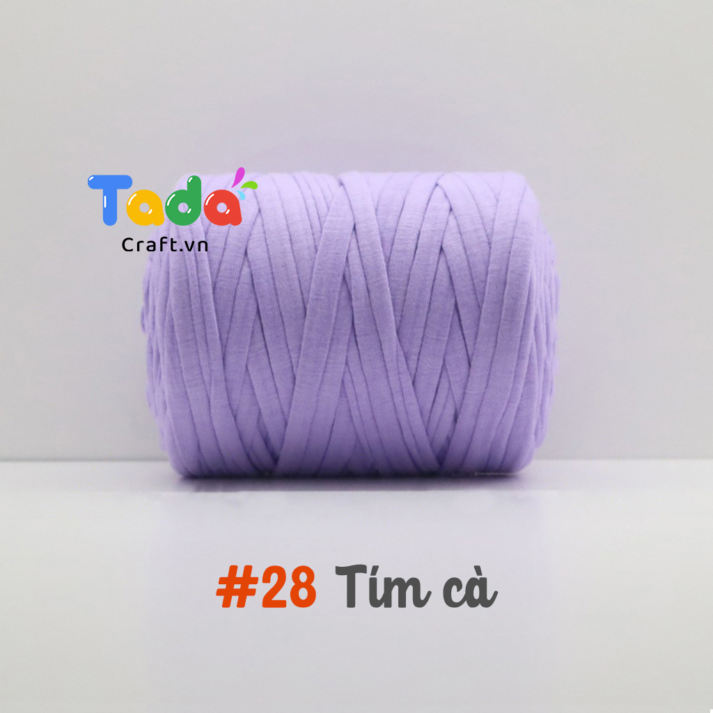 Sợi vải T Shirt Yarn (Vải Polyester) cuộn 250g | Tada Craft