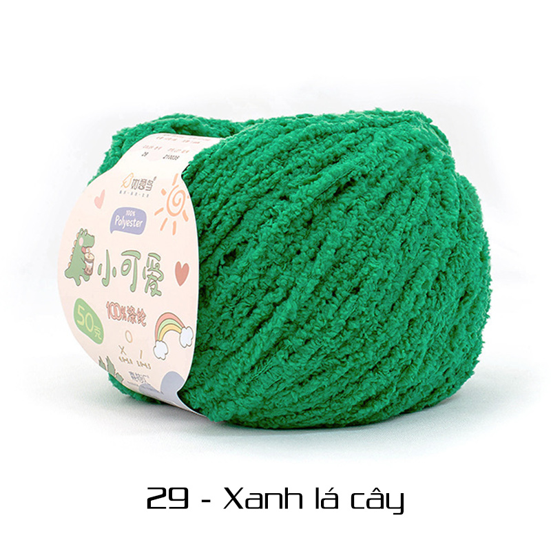 Len bông xù Xiaoke 50g | Tada Craft