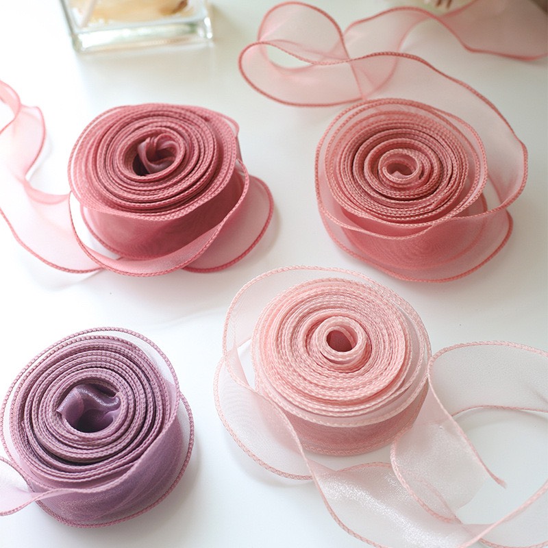 Cuộn ruy băng voan không lõi dài 5m | Tada Craft