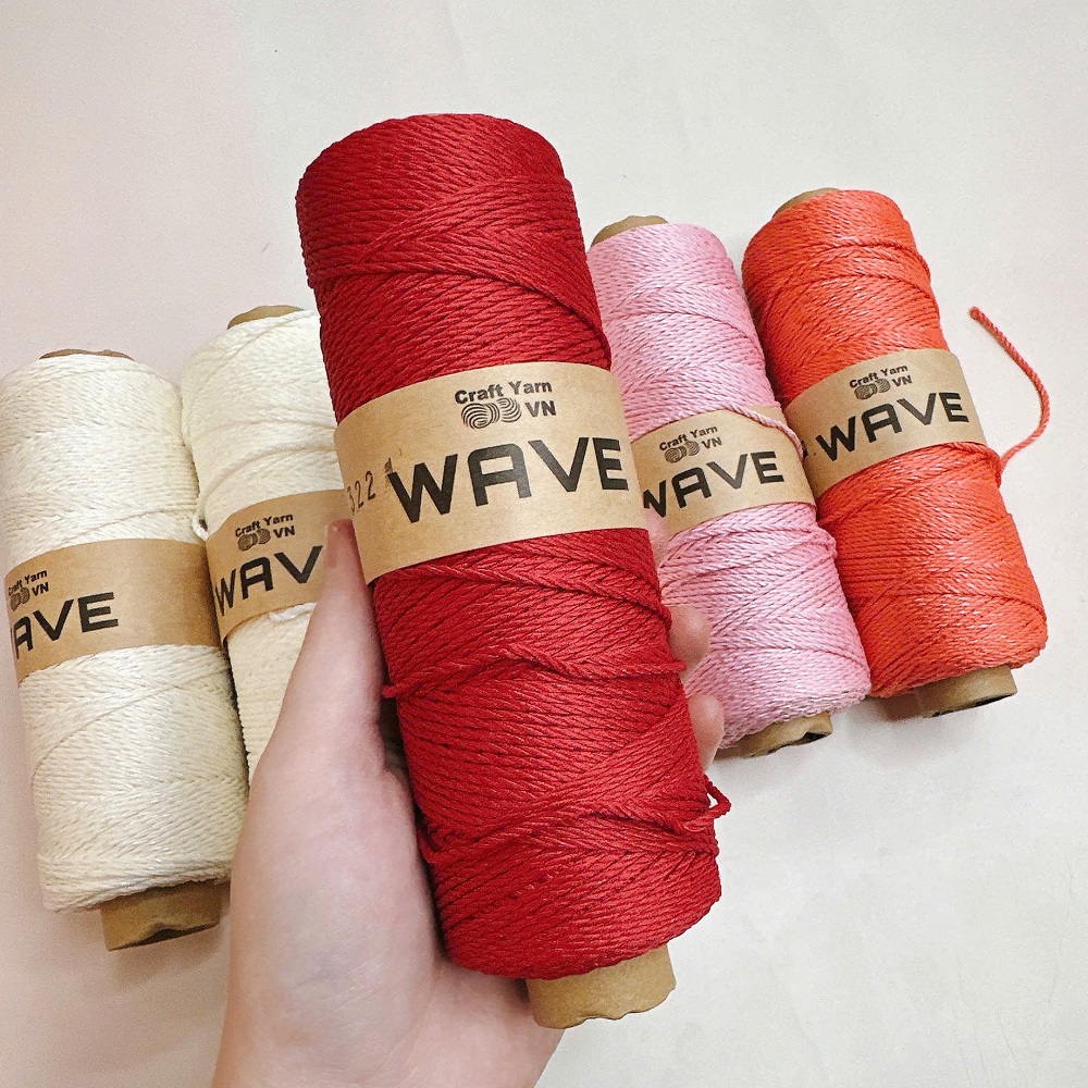 Sợi Wave Craft Yarn 125g | Tada Craft