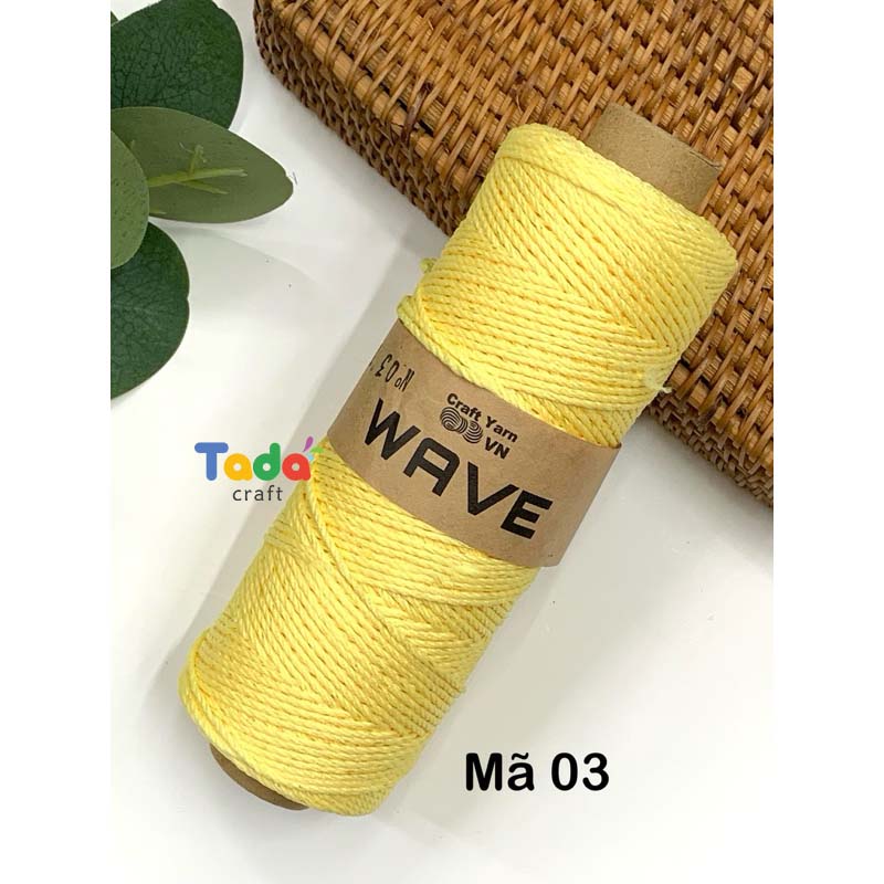 Sợi Wave Craft Yarn 125g | Tada Craft