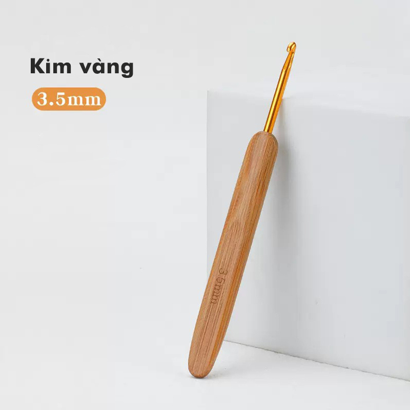 Kim móc cán gỗ màu vàng