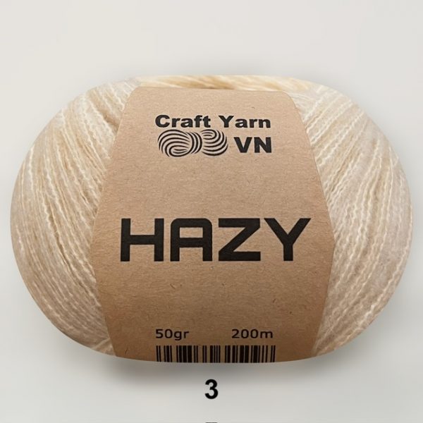 Len Hazy trơn 50g Craft Yarn | Tada Craft