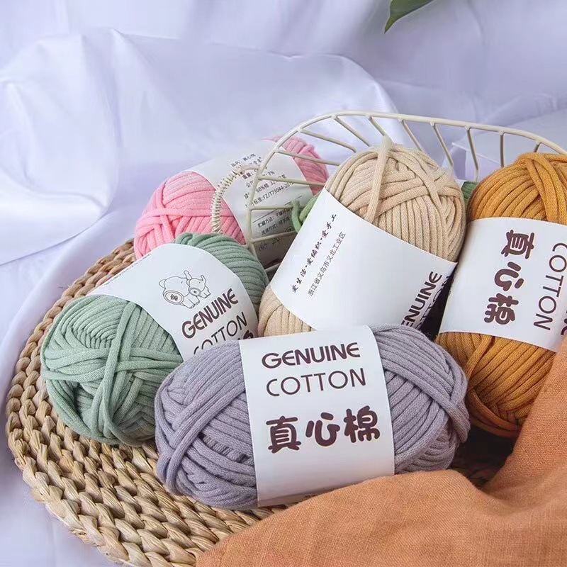 Sợi vải bông Geniune 4mm 50g | Tada Craft