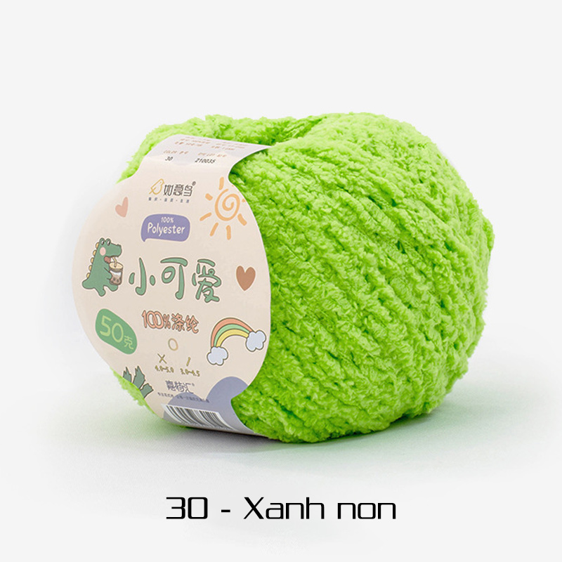 Len bông xù Xiaoke 50g | Tada Craft