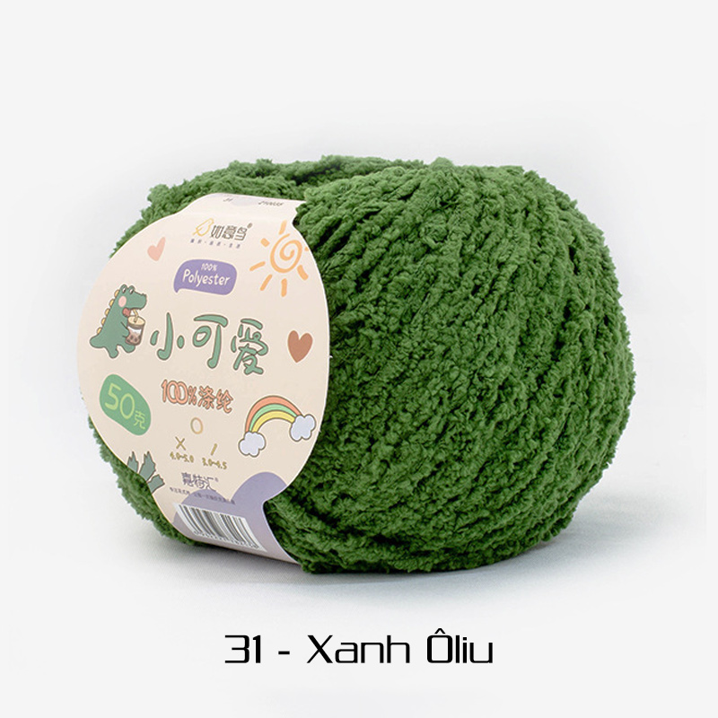 Len bông xù Xiaoke 50g | Tada Craft