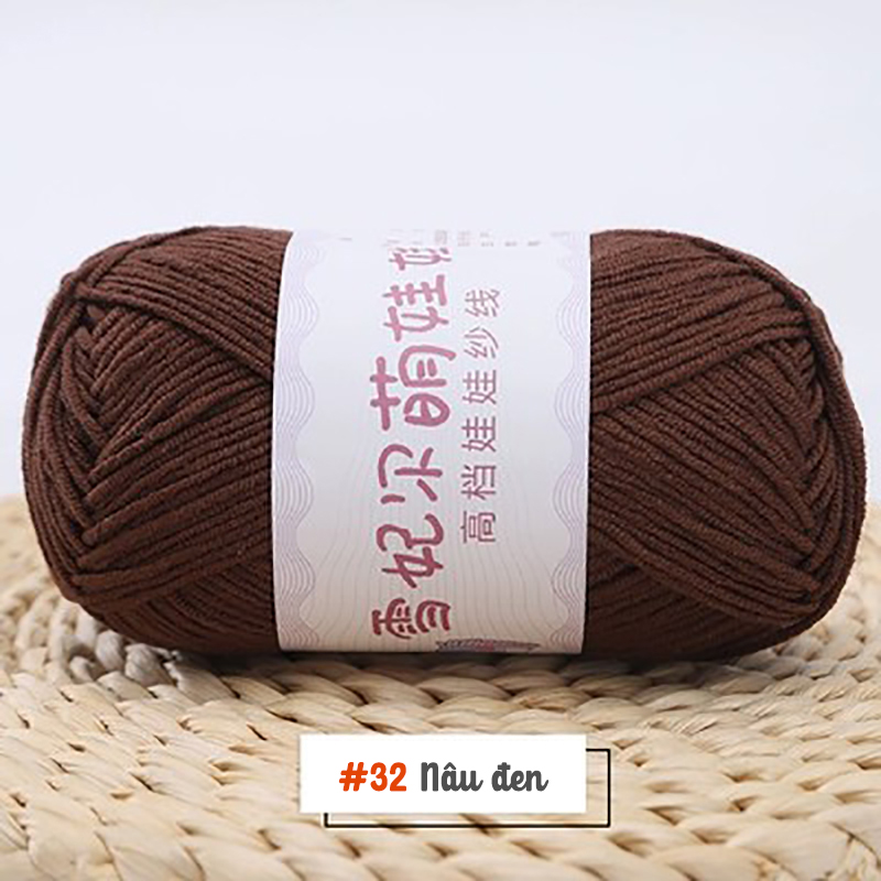 Len Baby Yarn 40g cỡ sợi 1.5mm | Tada Craft