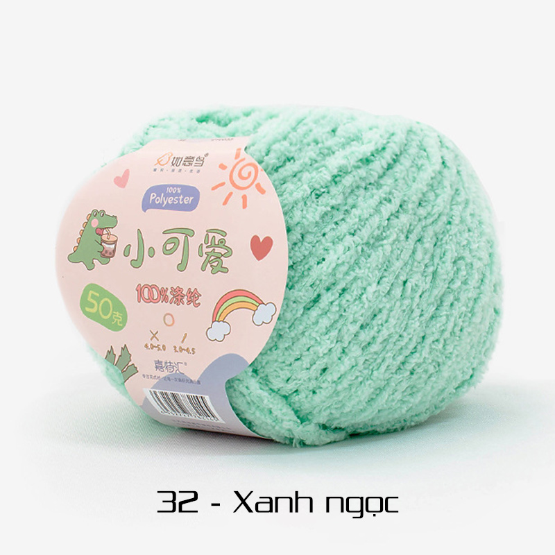 Len bông xù Xiaoke 50g | Tada Craft