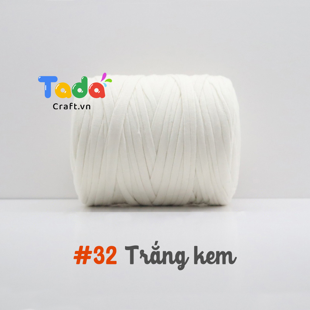 Sợi vải T Shirt Yarn (Vải Polyester) cuộn 250g | Tada Craft