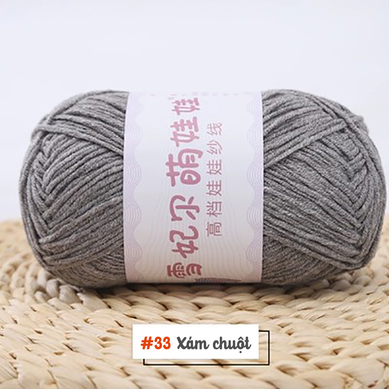 Len Baby Yarn 40g cỡ sợi 1.5mm | Tada Craft