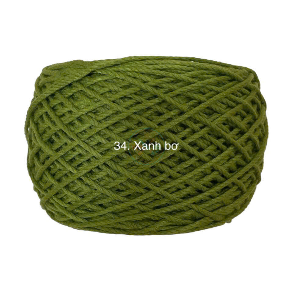 Sợi Macrame Cotton 2mm | Tada Craft