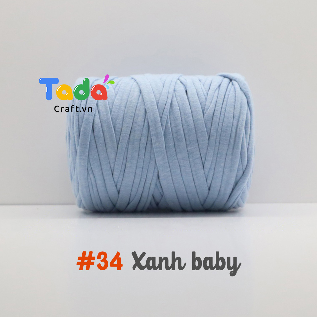 Sợi vải T Shirt Yarn (Vải Polyester) cuộn 250g | Tada Craft