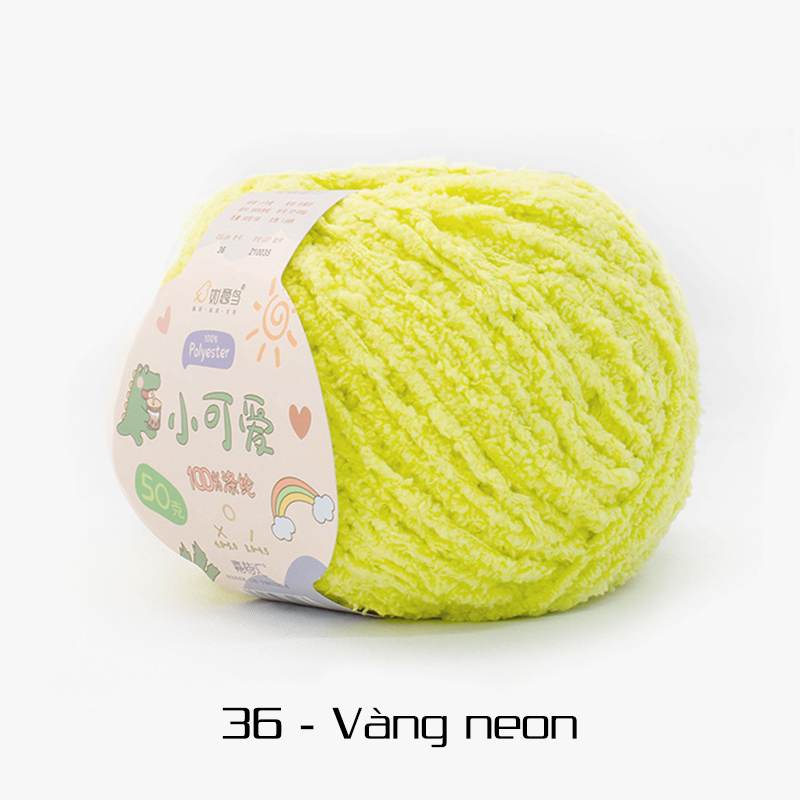 Len bông xù Xiaoke 50g | Tada Craft