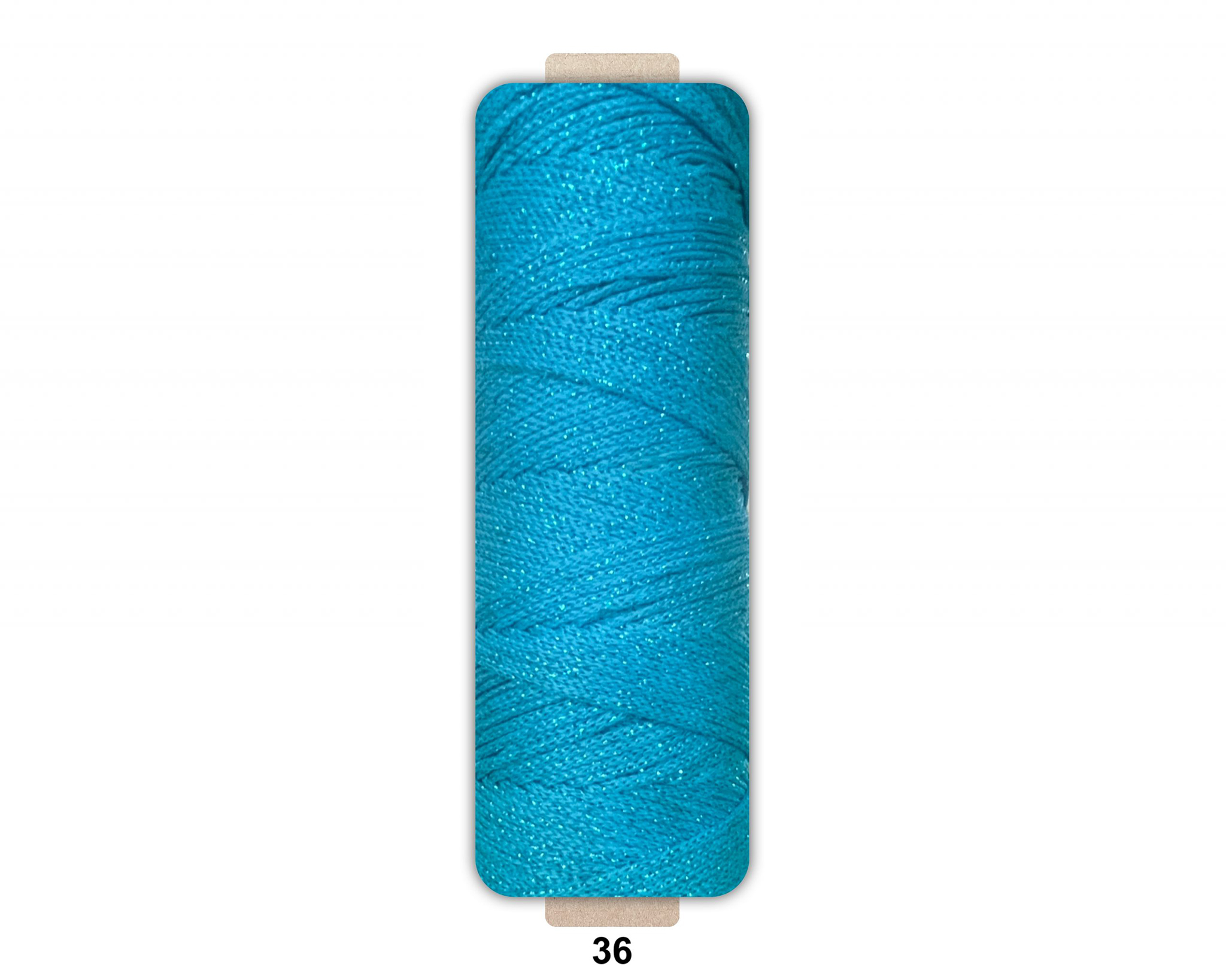 Sợi dệt ống kim tuyến tròn 2mm 125g | Tada Craft
