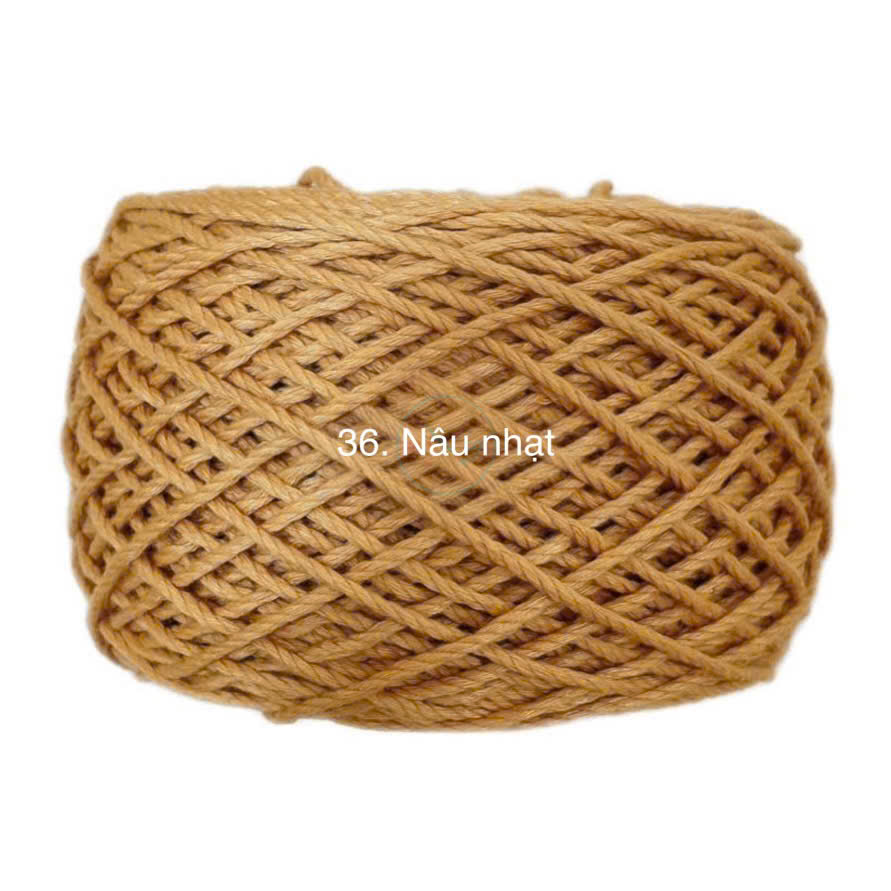 Sợi Macrame Cotton 2mm | Tada Craft