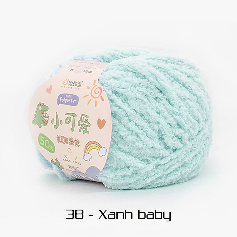 Len bông xù Xiaoke 50g | Tada Craft