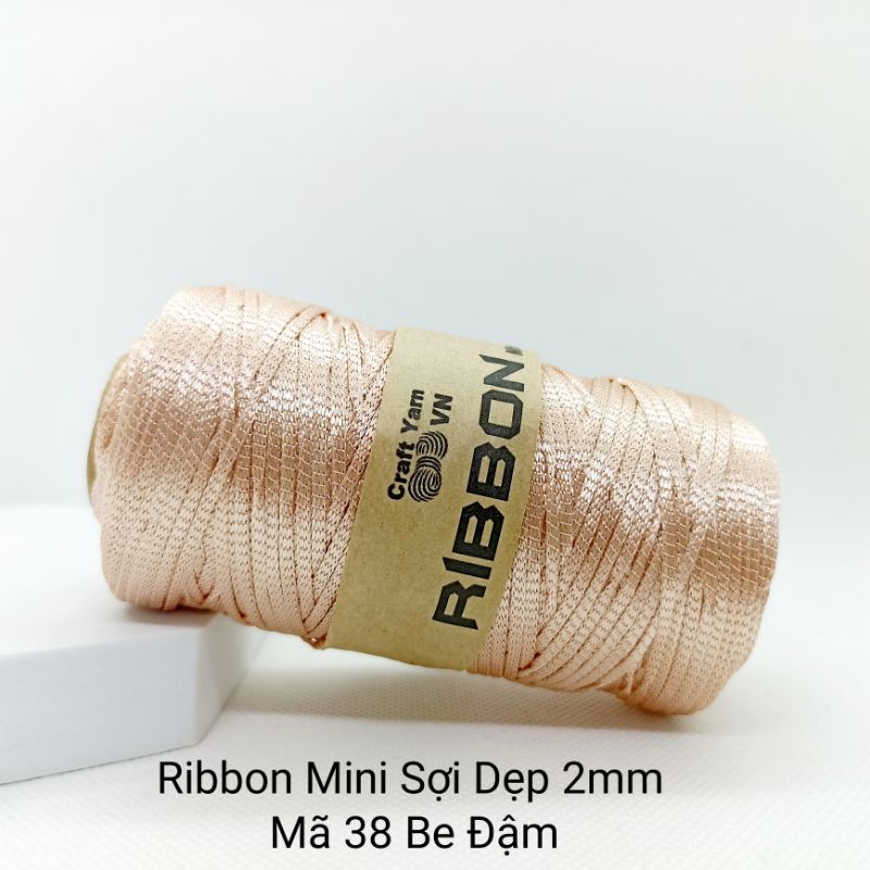 Sợi Ribbon mini 2mm Craft Yarn | Tada Craft