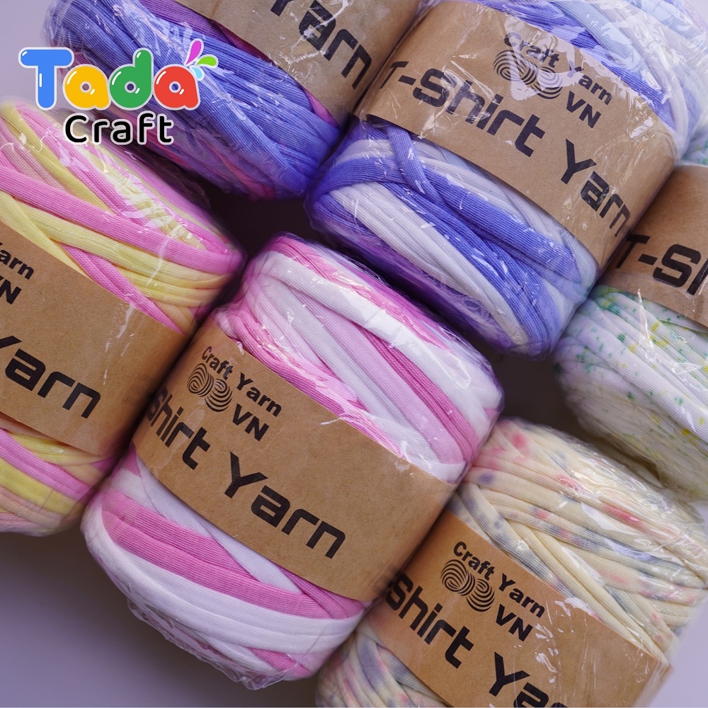 Sợi vải T Shirt Yarn loang 250g | Tada Craft