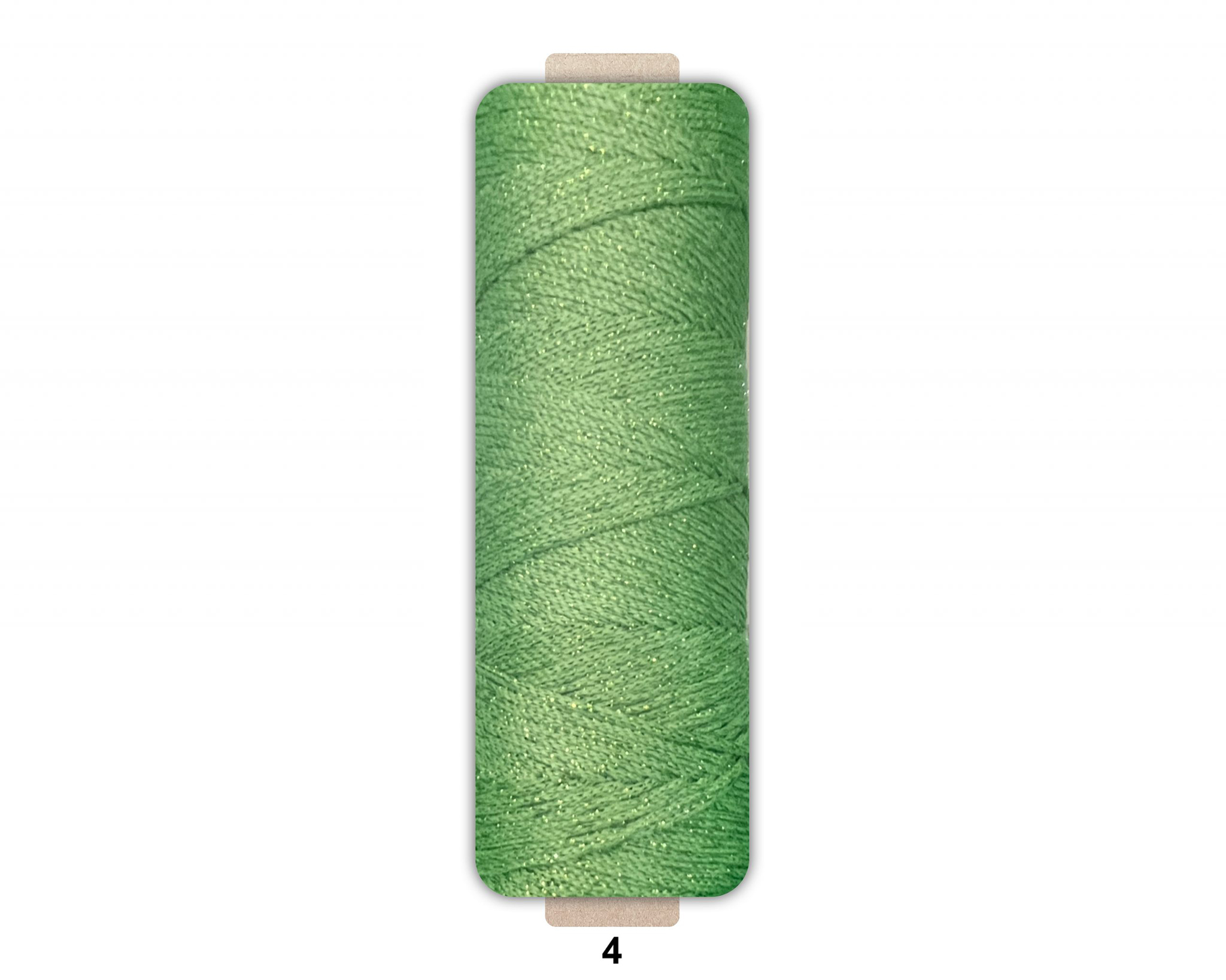 Sợi dệt ống kim tuyến tròn 2mm 125g | Tada Craft