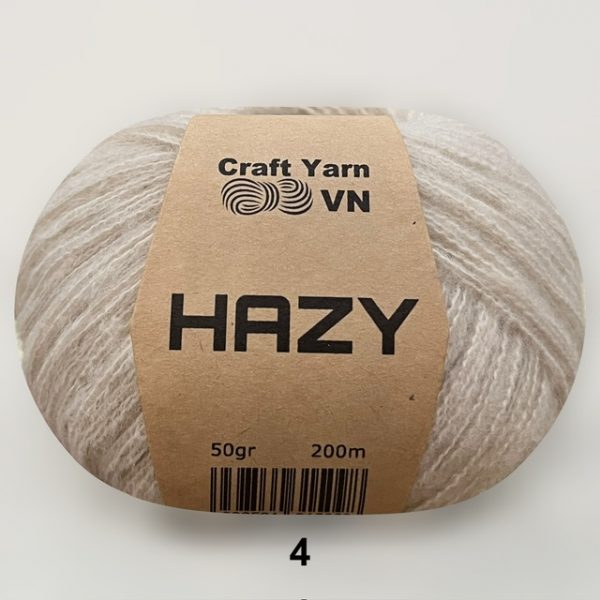 Len Hazy trơn 50g Craft Yarn | Tada Craft