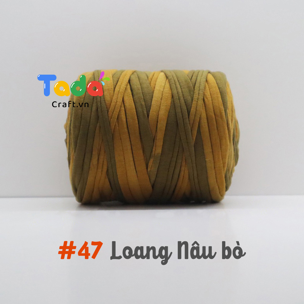 Sợi vải T Shirt Yarn loang 250g | Tada Craft