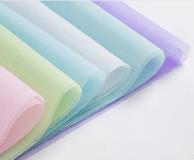 Giấy lụa, giấy vân long gói hoa (cuộn 12 mét)
