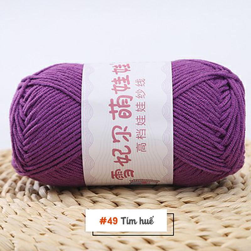 Len Baby Yarn 40g cỡ sợi 1.5mm | Tada Craft