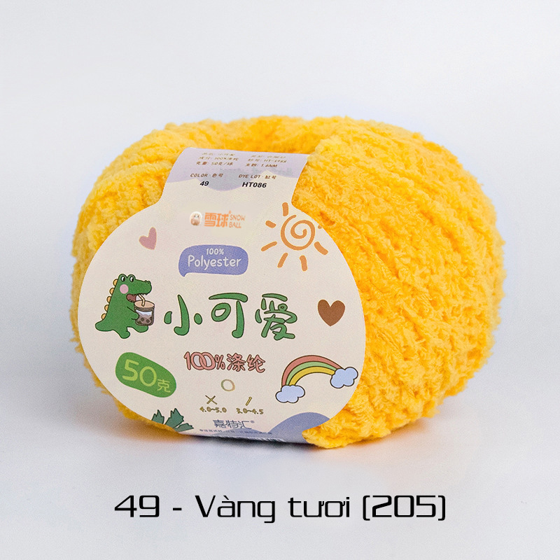 Len bông xù Xiaoke 50g | Tada Craft
