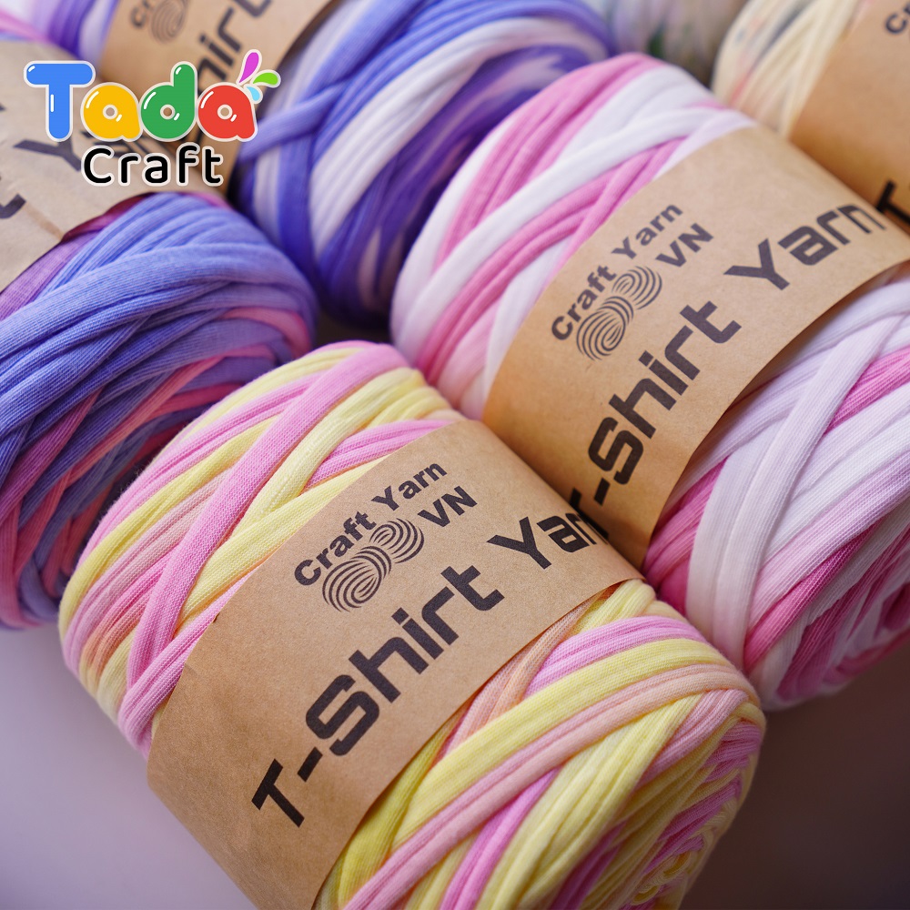 Sợi vải T Shirt Yarn loang 250g | Tada Craft