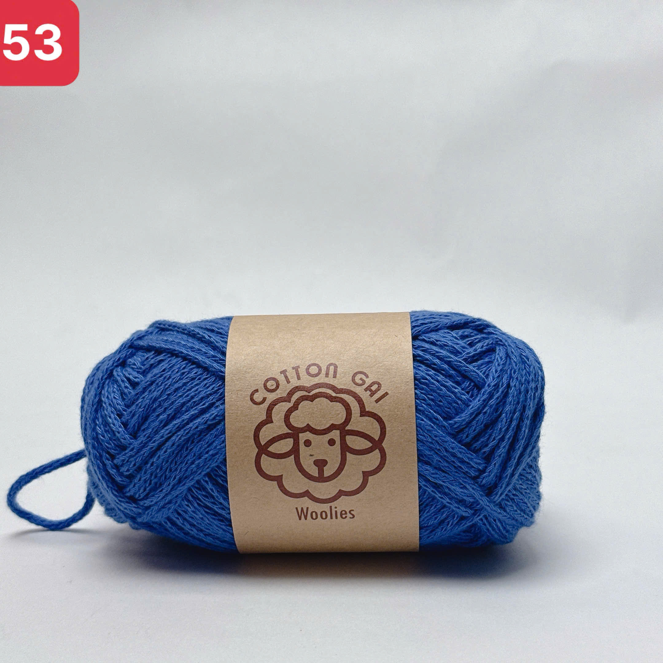 Sợi Cotton Gai 3mm Woolies 100g | Tada Craft