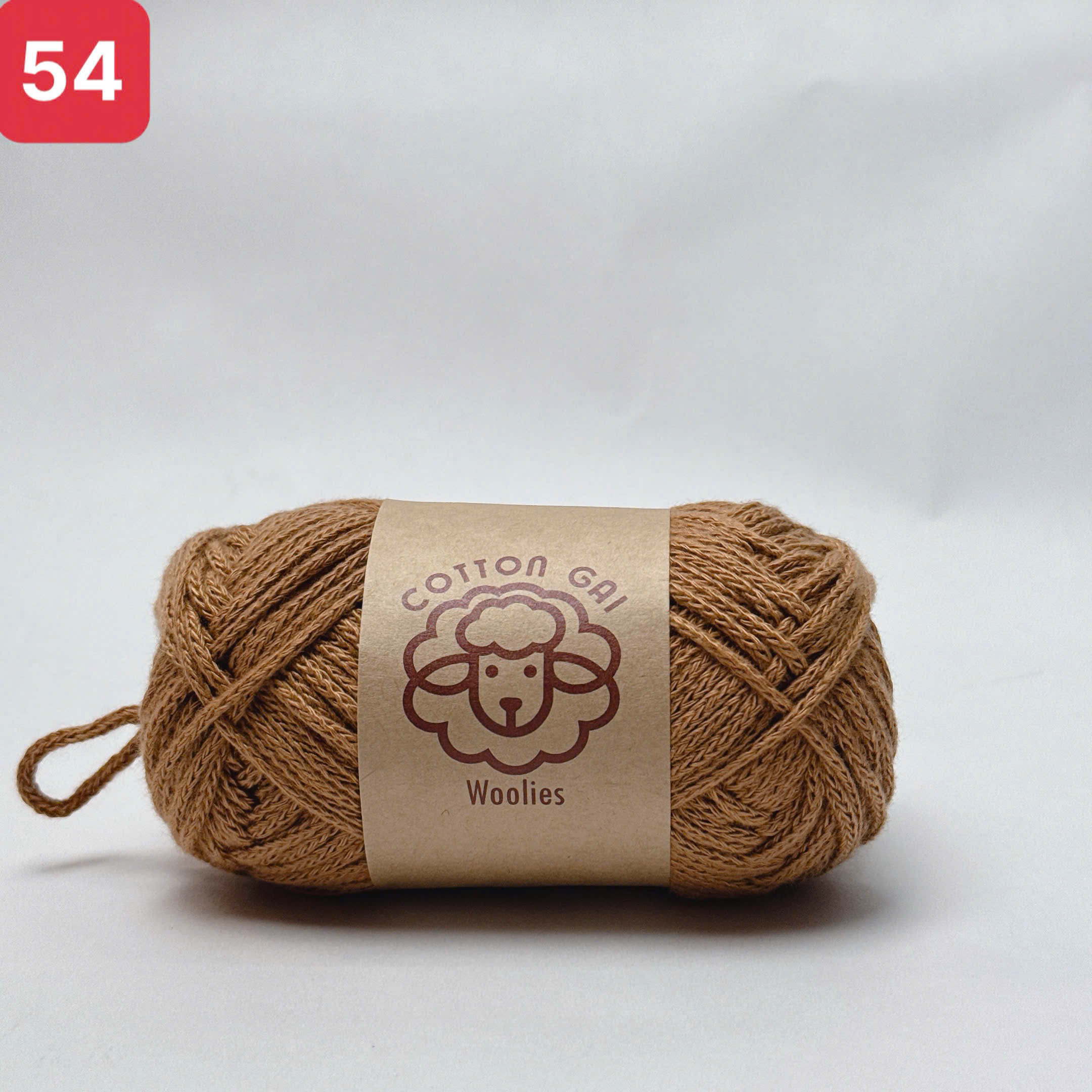Sợi Cotton Gai 3mm Woolies 100g | Tada Craft