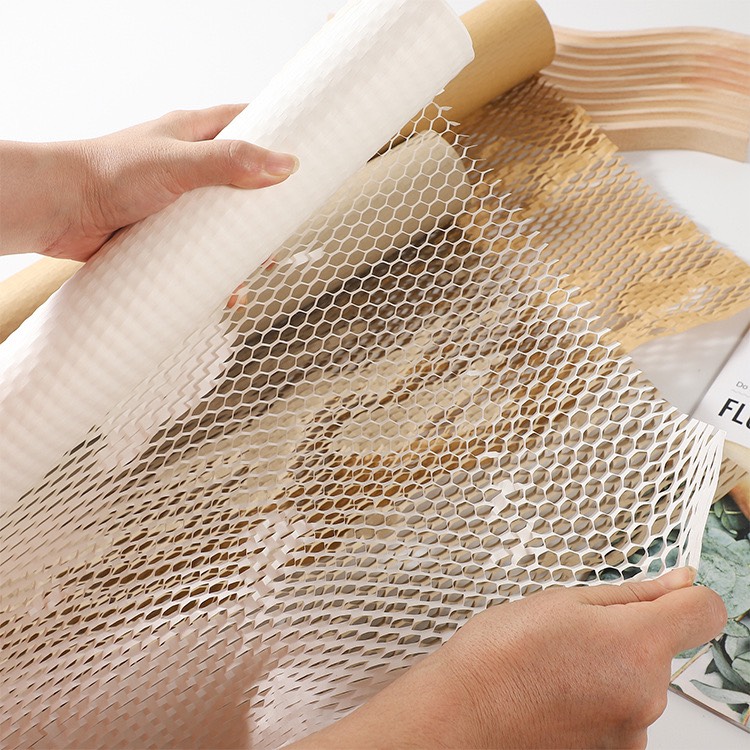 Giấy tổ ong, Giấy kéo lưới lục giác